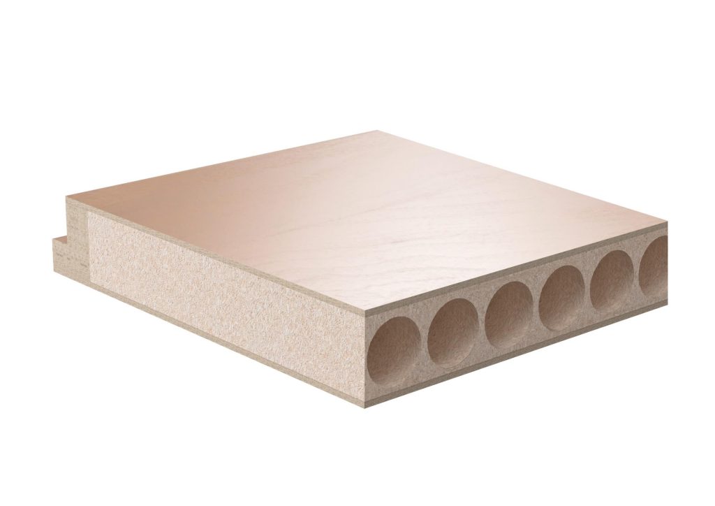 Constructie cu miez tubular